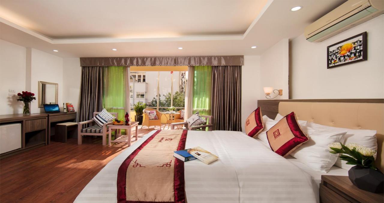 Van Mieu Hotel Hanoi Bagian luar foto